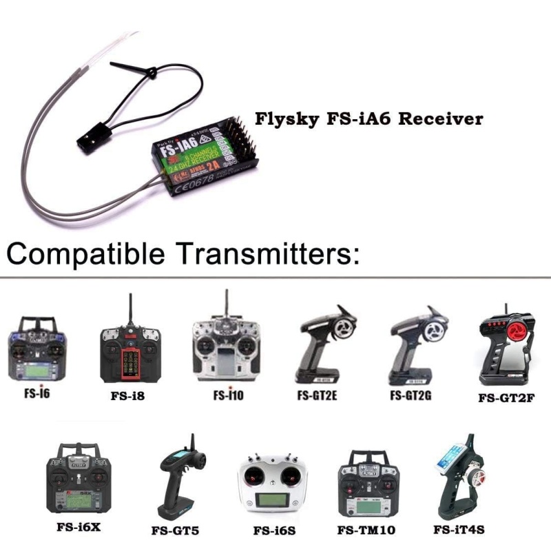 Flysky FS-IA6 Receiver 6CH Dua - Drone Racing Battery review and price