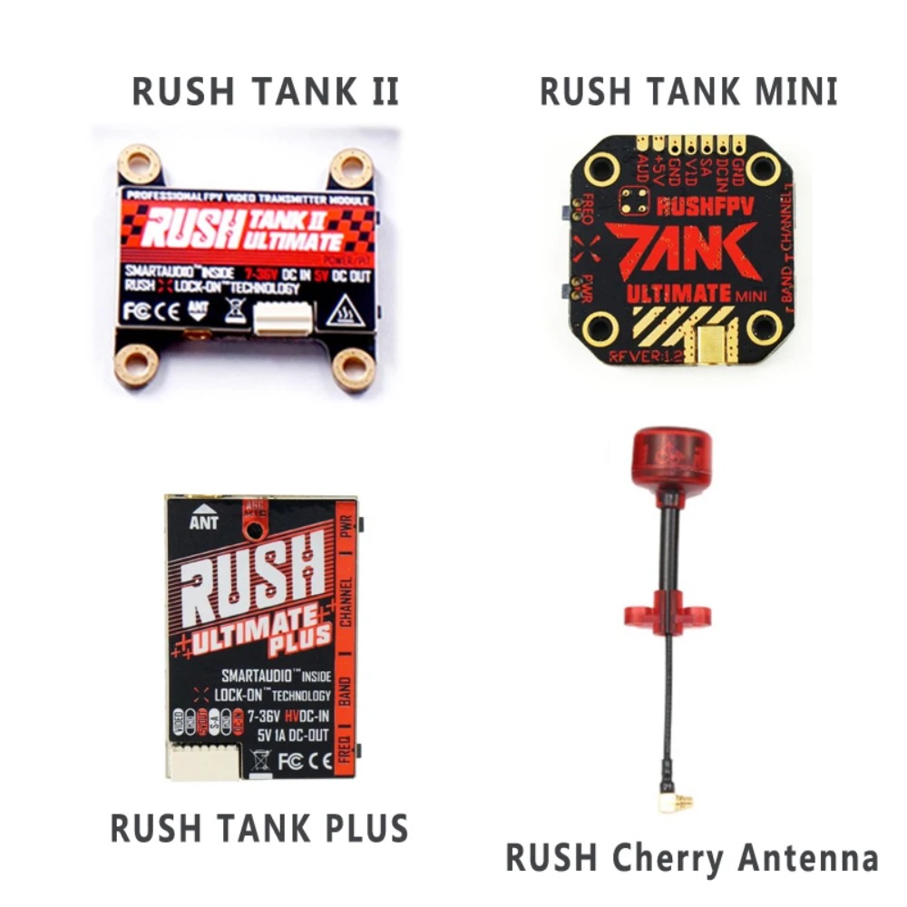 RUSH TANK Ultimate II/Mini/PLU - Drone Racing Vtx review and price